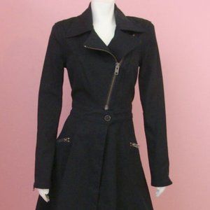 Betsey Johnson Twill Trench Sailor Coat Runway 2